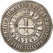 France, Philippr IV, Gros Tournois  lO Long, TTB+, Argent, Duplessy:214