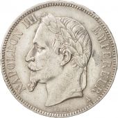 France, Napoleon III, 5 Francs, 1867, Paris, EF(40-45), Silver, KM 799.1