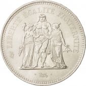 France, Hercule, 50 Francs, 1976, Paris, SUP+, Argent, KM:941.1, Gadoury:882