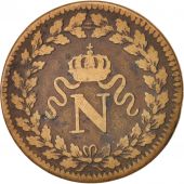 France, 1 Dcime, 1815, Strasbourg, TB, Bronze, Gadoury:195e