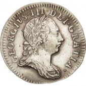 Grande-Bretagne, George III, 3 Pence, 1762, TTB+, Argent, KM:591