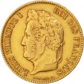 France, Louis-Philippe, 40 Francs, 1838, Paris, TTB, Or, KM:747.1, Gadoury:1106