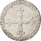 France, Henri III, 1/4 Ecu, 1587, Rouen, EF(40-45), Silver, Sombart:4662