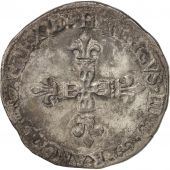 France, Henri IV, 1/4 Ecu de Barn , 1597, Pau, TB, Argent, Sombart:4706