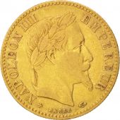 France, 10 Francs, 1862, Strasbourg, TTB, Or, Gadoury:1014a