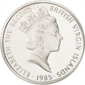 BRITISH VIRGIN ISLANDS, Elizabeth II, 20 Dollars, 1985, Franklin Mint, KM 62