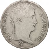 France, 5 Francs, 1809, Rouen, VF(20-25), Silver, KM:694.2, Gadoury:584