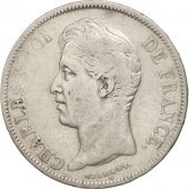 France, Charles X, 5 Francs, 1830, Bayonne, TB, Argent, KM:728.8, Gadoury:644