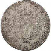 France, Louis XVI, cu aux branches dolivier, Ecu, 1791, Paris, TB, Gadoury 356