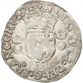 France, Henri II, Douzain aux croissants, 1549, Rouen, TTB, Billon, Sombart:4380
