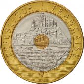 France, Mont Saint Michel, 20 Francs, 1994, AU(55-58), Tri-Metallic, KM:1008.2