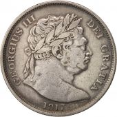 Great Britain, George III, 1/2 Crown, 1817, EF(40-45), Silver, KM:667
