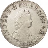 France, Louis XV, cu Vertugadin, 1716, Amiens, EF(40-45), KM 414.22