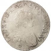 France, Louis XV, cu Vertugadin, 1718 Reims, VF(30-35), Gadoury:317