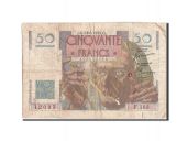 France, 50 Francs, 50 F 1946-1951 Le Verrier, 1950, KM:127c, 1950-08-24,...