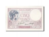 France, 5 Francs, 5 F 1917-1940 Violet, 1930, KM:72d, 1930-10-30, AU(50-5...