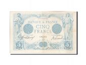 France, 5 Francs, 5 F 1912-1917 Bleu, 1912, KM:70, 1912-07-29, AU(50-53),...