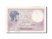 France, 5 Francs, 5 F 1917-1940 Violet, 1933, KM:72e, 1933-05-26, EF(40-4...