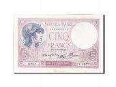 France, 5 Francs, 5 F 1917-1940 Violet, 1939, 1939-08-03, KM:83, SUP+, Fa...