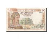 France, 50 Francs, 50 F 1934-1940 Crs, 1935, 1935-06-20, KM:81, TB, F...