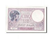 France, 5 Francs, 5 F 1917-1940 Violet, 1920, 1920-12-06, KM:72b, SPL, Fa...