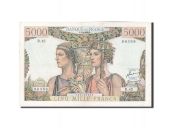 France, 5000 Francs, 5 000 F 1949-1957 Terre et Mer, 1951, 1951-02-01, KM...