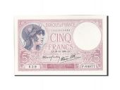 France, 5 Francs, 5 F 1917-1940 Violet, 1939, KM:83, 1939-10-26, UNC(63),...