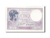 France, 5 Francs, 5 F 1917-1940 Violet, 1923, KM:72c, 1923-10-17, UNC(64)...