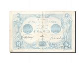 France, 5 Francs, 5 F 1912-1917 Bleu, 1916, 1916-05-03, KM:70, TTB, Fayet...