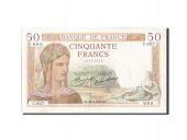 France, 50 Francs, 50 F 1934-1940 Crs, 1935, KM:81, 1935-02-28, VF(30...