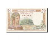 France, 50 Francs, 50 F 1934-1940 Crs, 1934, 1934-11-15, KM:81, TB+,...