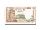 France, 50 Francs, 50 F 1934-1940 Crs, 1934, 1934-12-27, KM:81, SUP+,...
