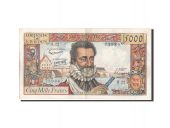 France, 5000 Francs, 5 000 F 1957-1958 Henri IV, 1957, 1957-10-03, KM:135...