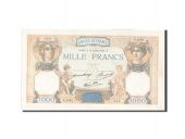 France, 1000 Francs, 1 000 F 1927-1940 Crs et Mercure, 1937, KM:90a,...