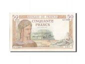 France, 50 Francs, 50 F 1934-1940 Crs, 1932, 1939-10-19, KM:85b, TTB+...