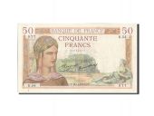 France, 50 Francs, 50 F 1934-1940 Crs, 1934, 1934-11-15, KM:81, TTB+,...
