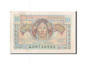 France, 10 Francs, 1947 French Treasury, 1947, KM:M7a, 1947, AU(50-53), Fayet...