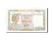 France, 500 Francs, 500 F 1940-1944 La Paix, 1940, KM:95a, 1940-07-11, UN...