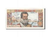 France, 5000 Francs, 5 000 F 1957-1958 Henri IV, 1958, 1958-01-02, KM:135...