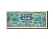 France, 100 Francs, 1945 Verso France, 1944, 1944, KM:123b, TB, Fayette:VF25.2