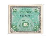 France, 2 Francs, 1944 Flag/France, 1944, KM:114b, 1944, AU(55-58), Fayette:V...