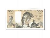 France, 500 Francs, 500 F 1968-1993 Pascal, 1990, KM:156h, 1990-07-05, UN...