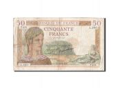 France, 50 Francs, 50 F 1934-1940 Crs, 1935, KM:81, 1935-01-17, VG(8-...