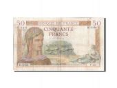 France, 50 Francs, 50 F 1934-1940 Crs, 1935, 1935-04-04, KM:81, B, Fa...