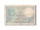 France, 10 Francs, 10 F 1916-1942 Minerve, 1927, 1927-09-09, KM:73d, TB,...