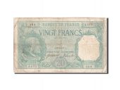 France, 20 Francs, 20 F 1916-1919 Bayard, 1917, 1917-03-23, KM:74, TB, Fa...