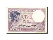 France, 5 Francs, 5 F 1917-1940 Violet, 1933, 1933-04-20, KM:72e, TTB+, F...