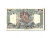France, 1000 Francs, 1 000 F 1945-1950 Minerve et Hercule, 1945, KM:130a