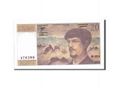 France, 20 Francs, 20 F 1980-1997 Debussy, 1989, KM:151c, 1989, UNC(64)