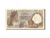 France, 100 Francs, 100 F 1939-1942 Sully, 1940, 1940-11-07, KM:94, TB+